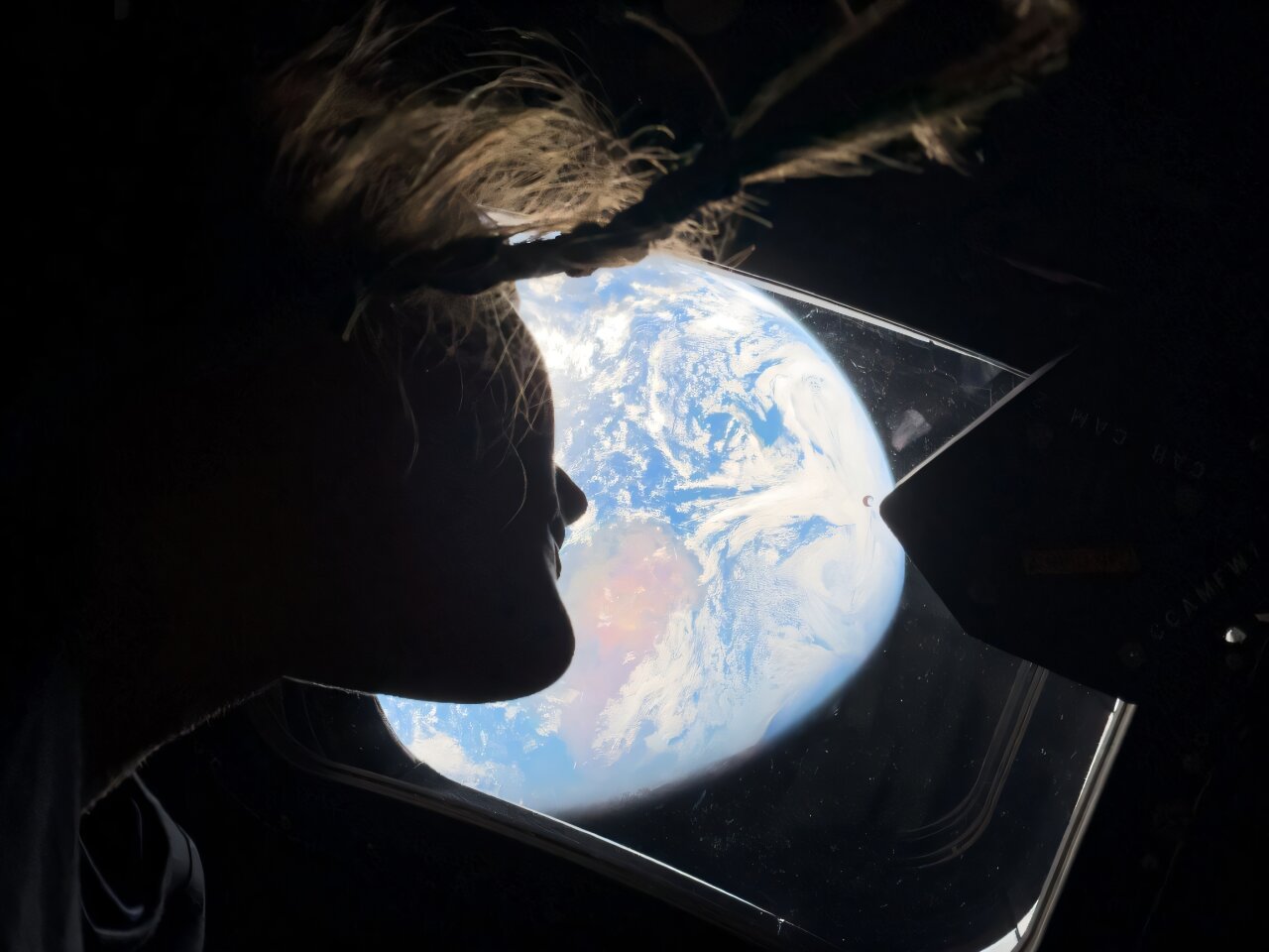 Earth from Orion spacecraft