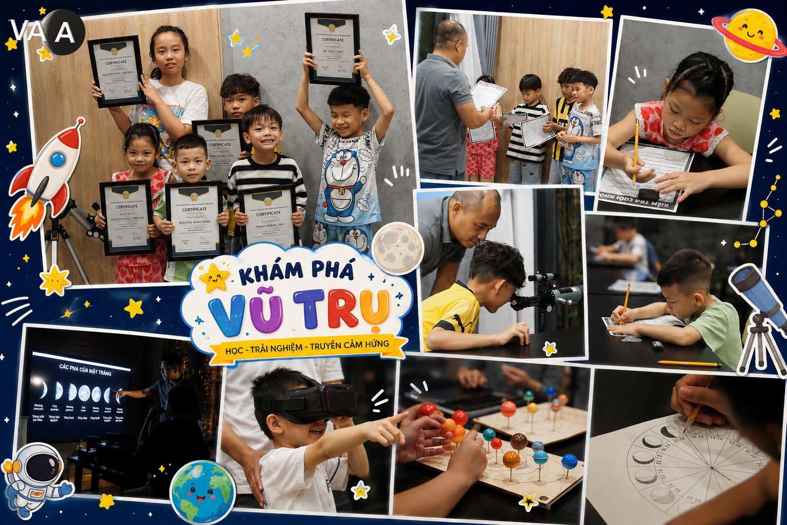 Cùng khám phá vũ trụ trong những chương trình và sự kiện của VACA