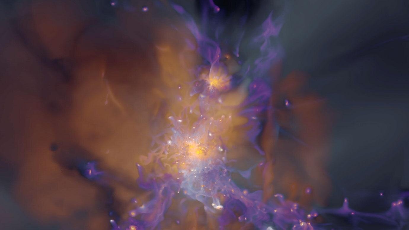 Mô phỏng gợi ý rằng Milky Way đã từng là hàng nghìn thiên hà nhỏ trước khi hợp lại