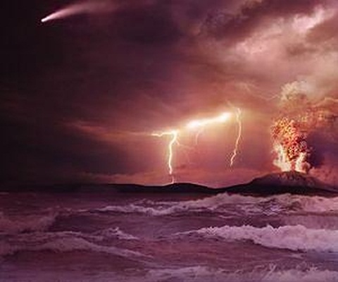 red purple early earth